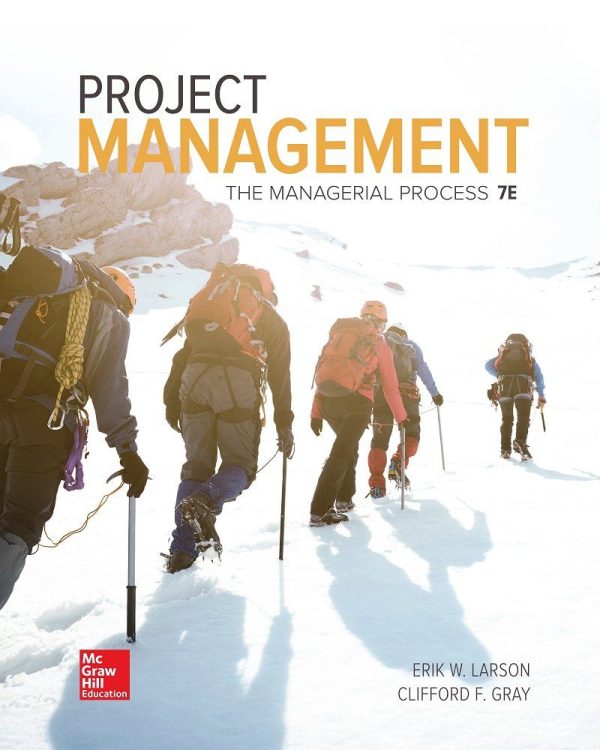 Project Management The Managerial Process 7e 7th Edition